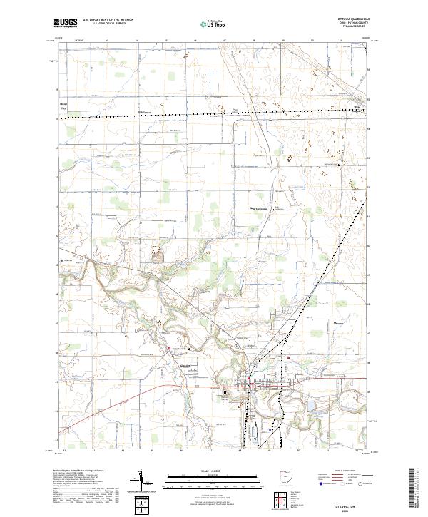 USGS Topographic Map – Ottawa