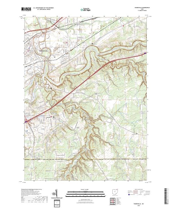 USGS Topographic Map – Painesville