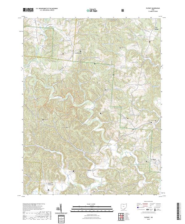 USGS Topographic Map – Patriot
