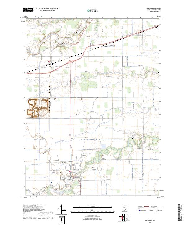 USGS Topographic Map – Paulding