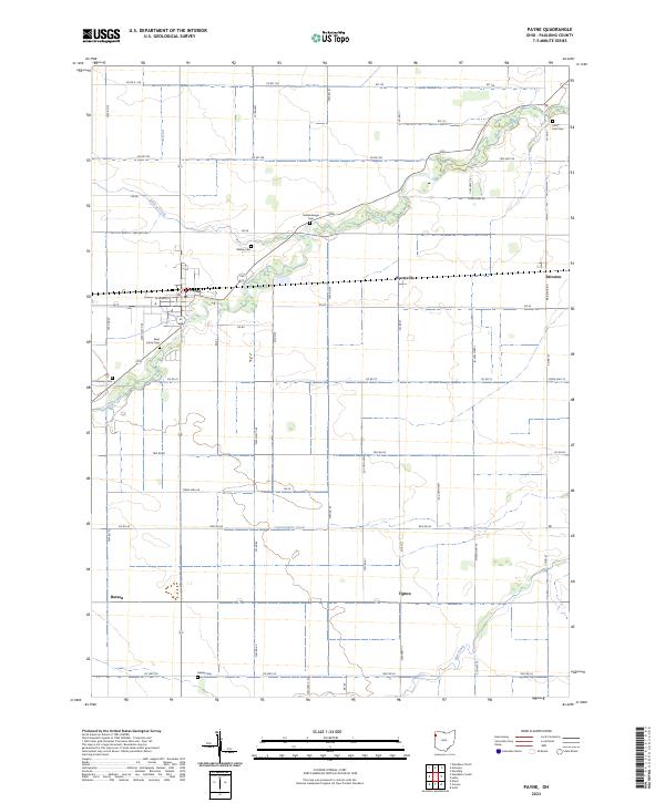 USGS Topographic Map – Payne