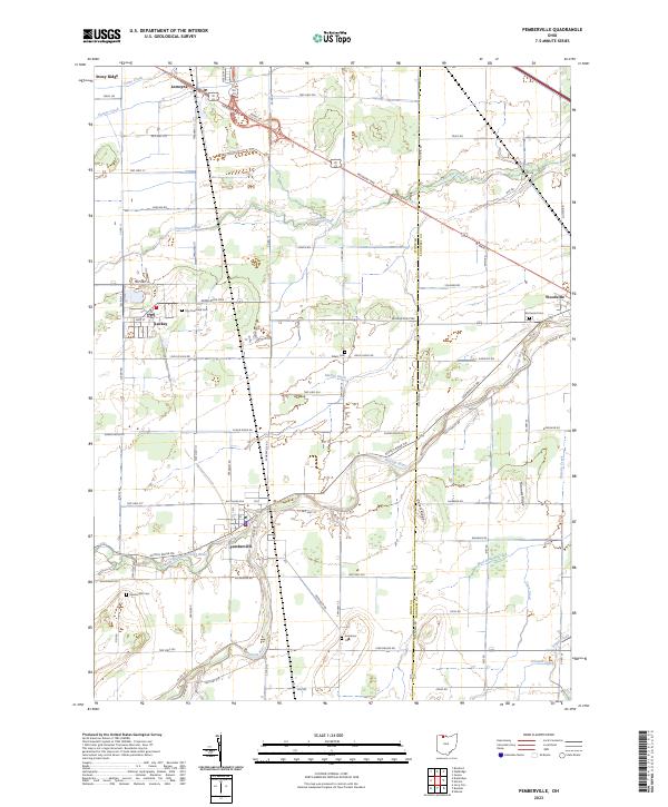 USGS Topographic Map – Pemberville
