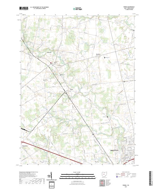 USGS Topographic Map – Peoria