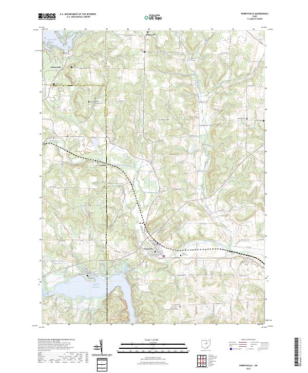 USGS Topographic Map – Perrysville