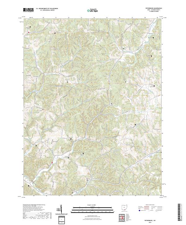 USGS Topographic Map – Petersburg