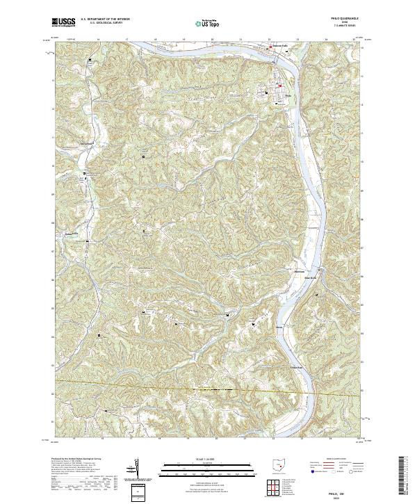 USGS Topographic Map – Philo