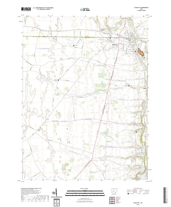 USGS Topographic Map – Plain City