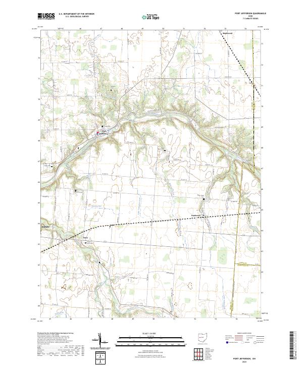 USGS Topographic Map – Port Jefferson
