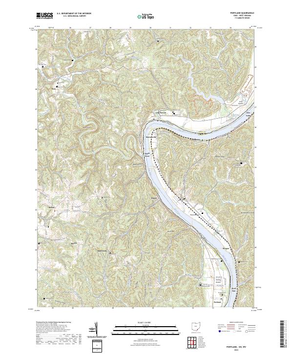 USGS Topographic Map – Portland