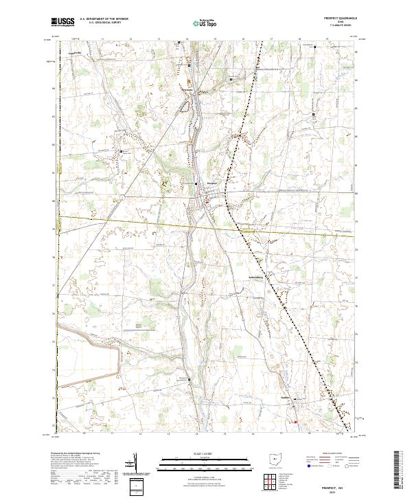 USGS Topographic Map – Prospect