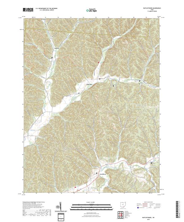 USGS Topographic Map – Ratcliffburg