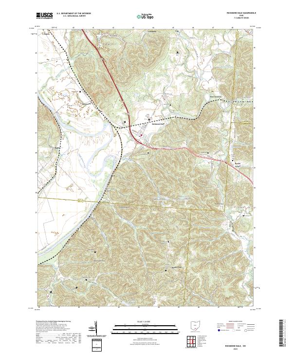 USGS Topographic Map – Richmond Dale