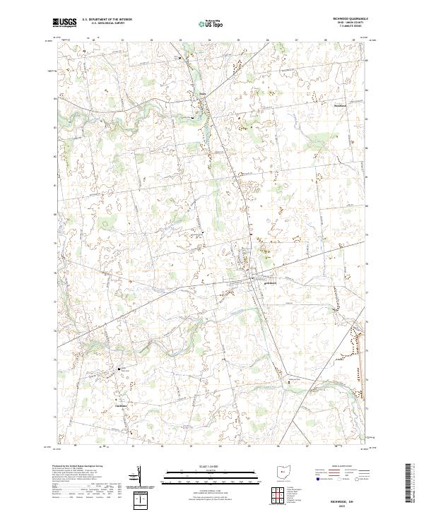 USGS Topographic Map – Richwood
