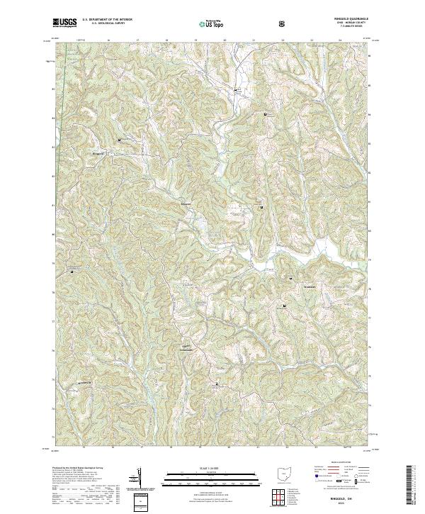 USGS Topographic Map – Ringgold
