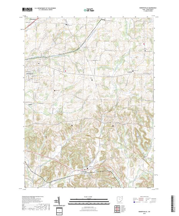 USGS Topographic Map – Robertsville