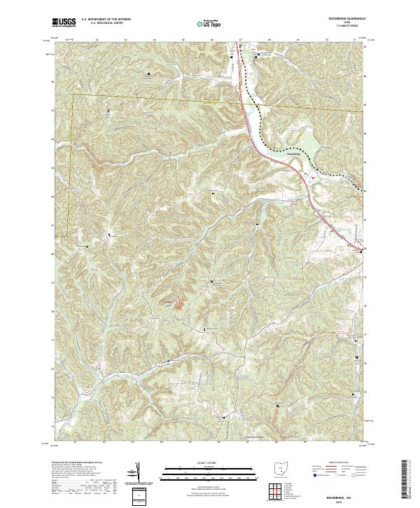 USGS Topographic Map – Rockbridge