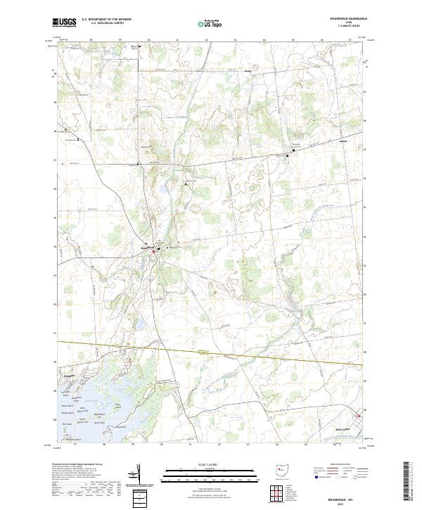 USGS Topographic Map – Roundhead