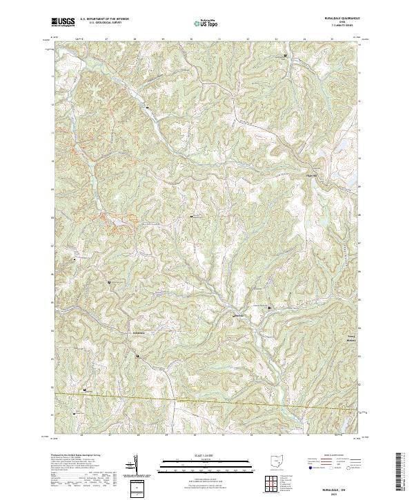 USGS Topographic Map – Ruraldale