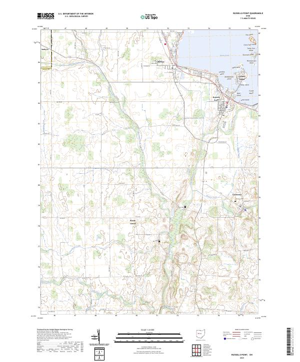 USGS Topographic Map – Russells Point