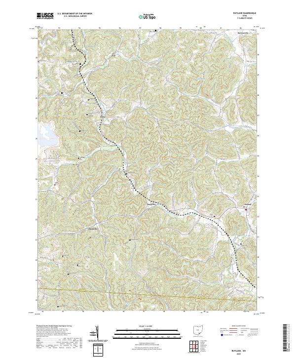 USGS Topographic Map – Rutland
