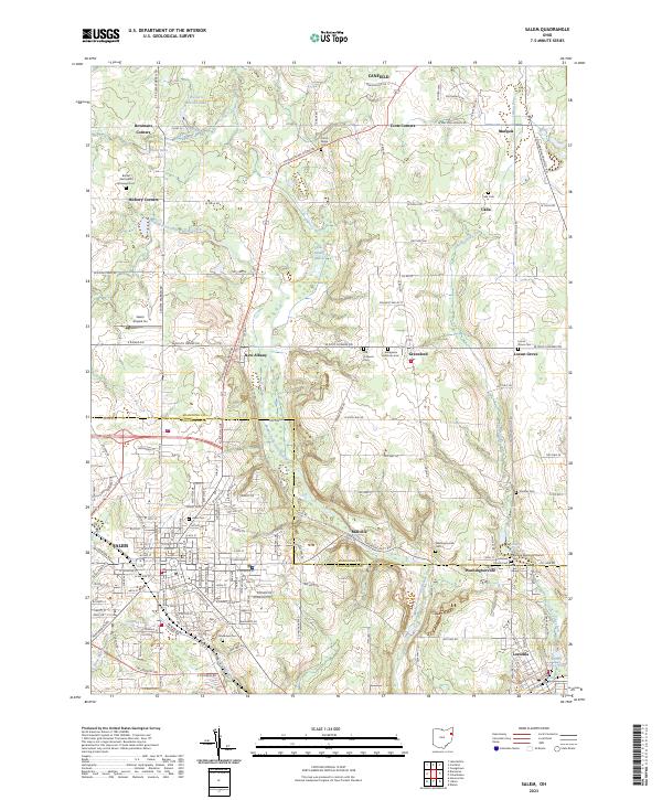 USGS Topographic Map – Salem