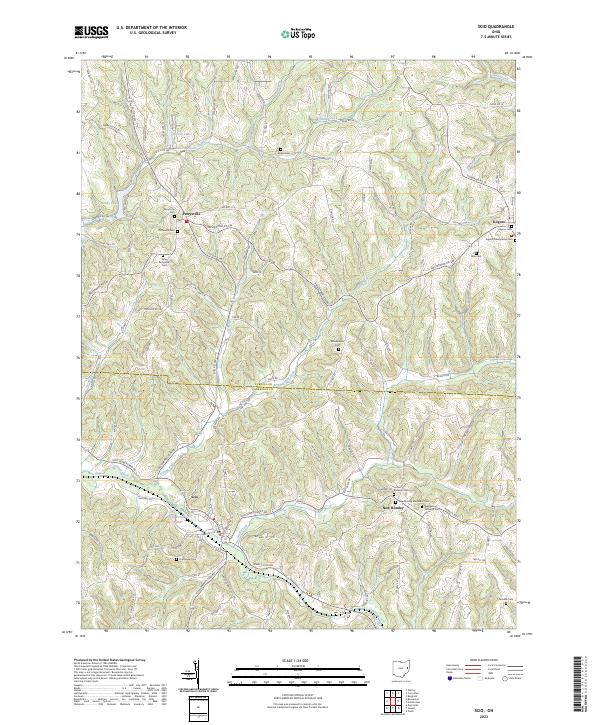 USGS Topographic Map – Scio