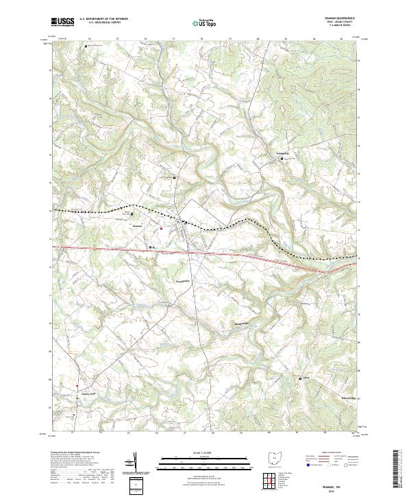 USGS Topographic Map – Seaman