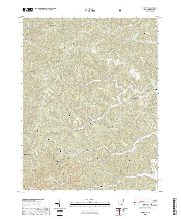 USGS Topographic Map – Sherritts