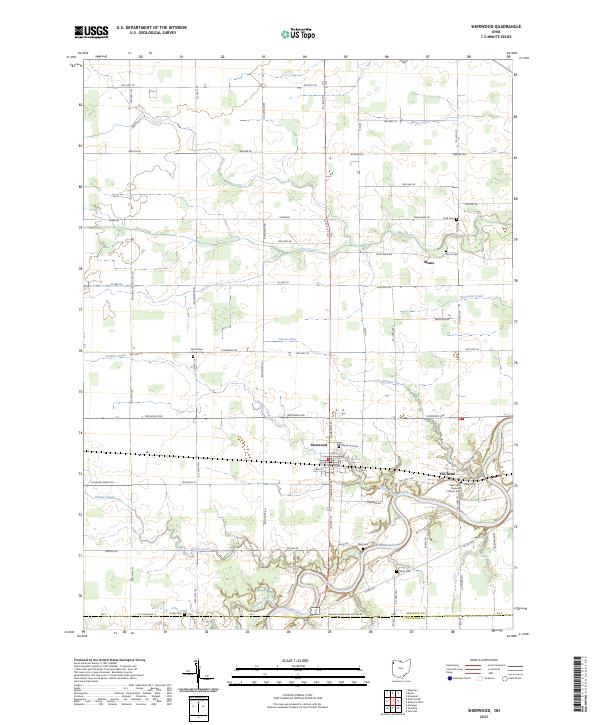 USGS Topographic Map – Sherwood