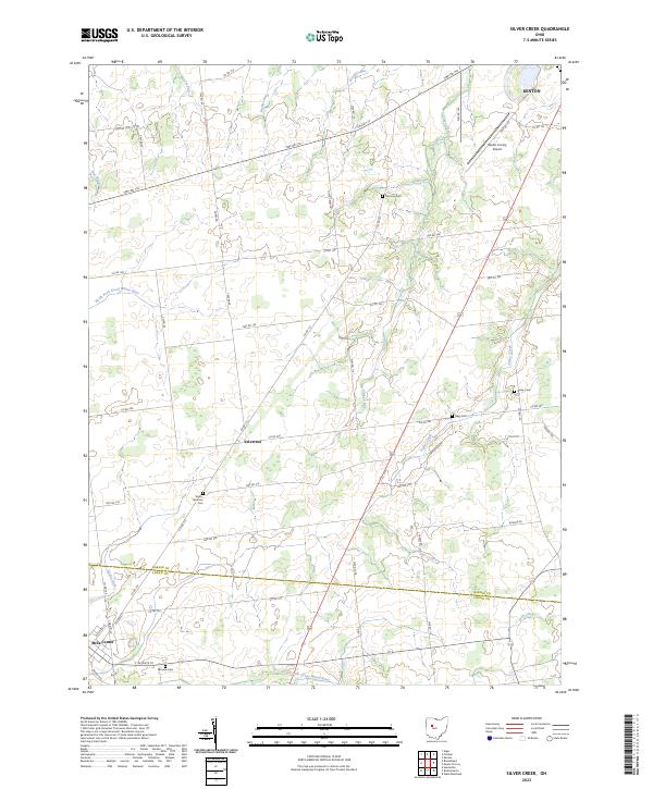 USGS Topographic Map – Silver Creek
