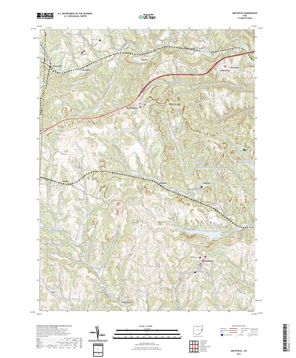 USGS Topographic Map – Smithfield