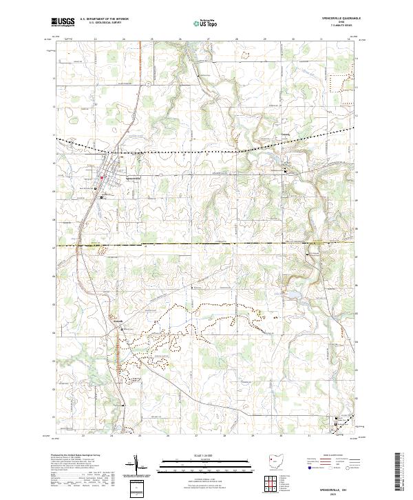 USGS Topographic Map – Spencerville