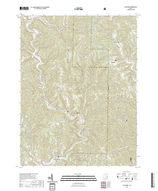 USGS Topographic Map – Stafford