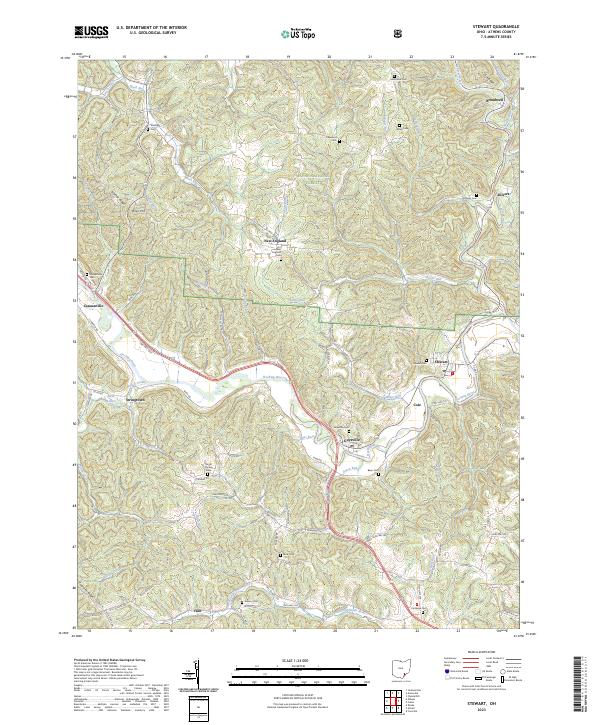 USGS Topographic Map – Stewart