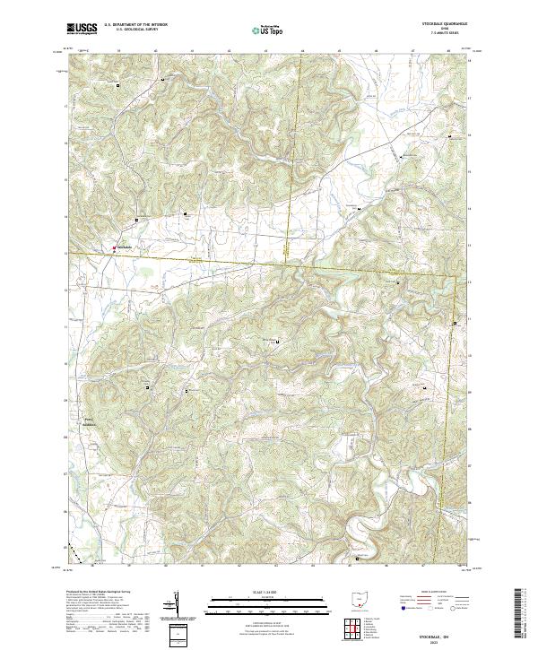 USGS Topographic Map – Stockdale