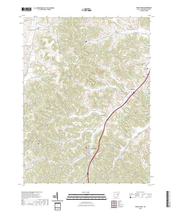 USGS Topographic Map – Stone Creek