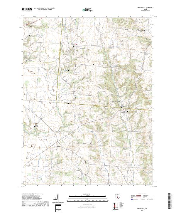 USGS Topographic Map – Stoutsville