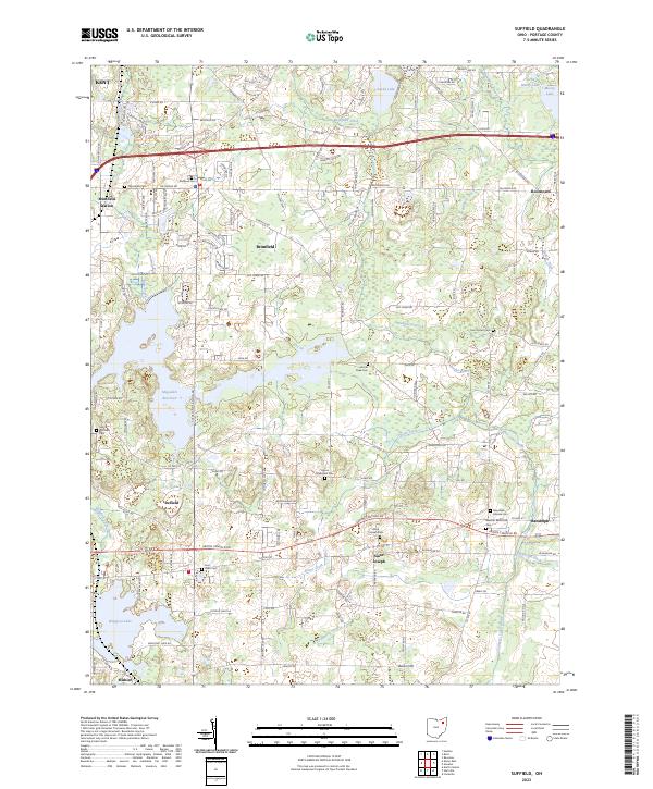 USGS Topographic Map – Suffield