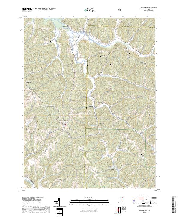 USGS Topographic Map – Summerfield