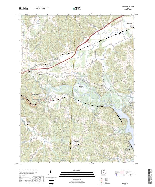 USGS Topographic Map – Toboso