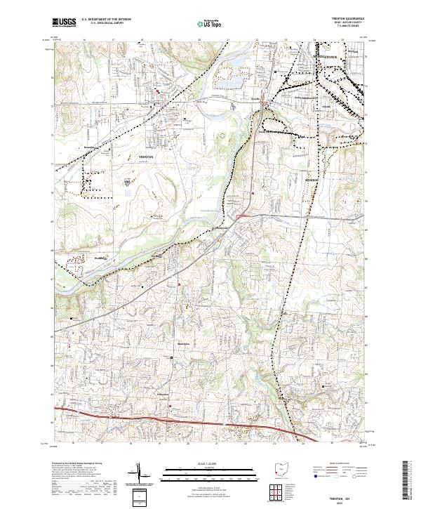 USGS Topographic Map – Trenton