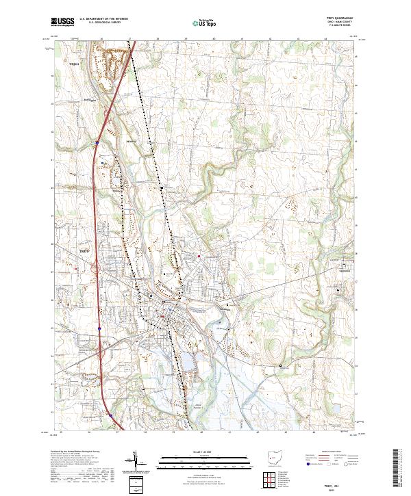 USGS Topographic Map – Troy