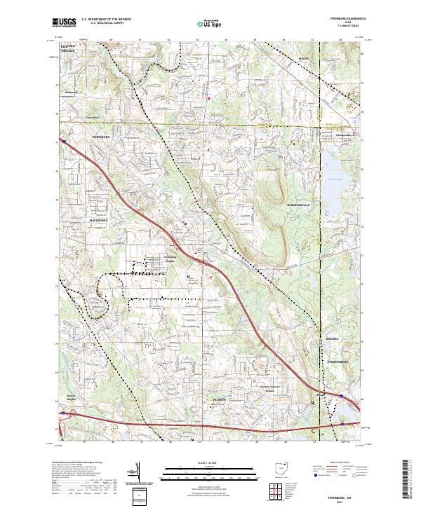 USGS Topographic Map – Twinsburg