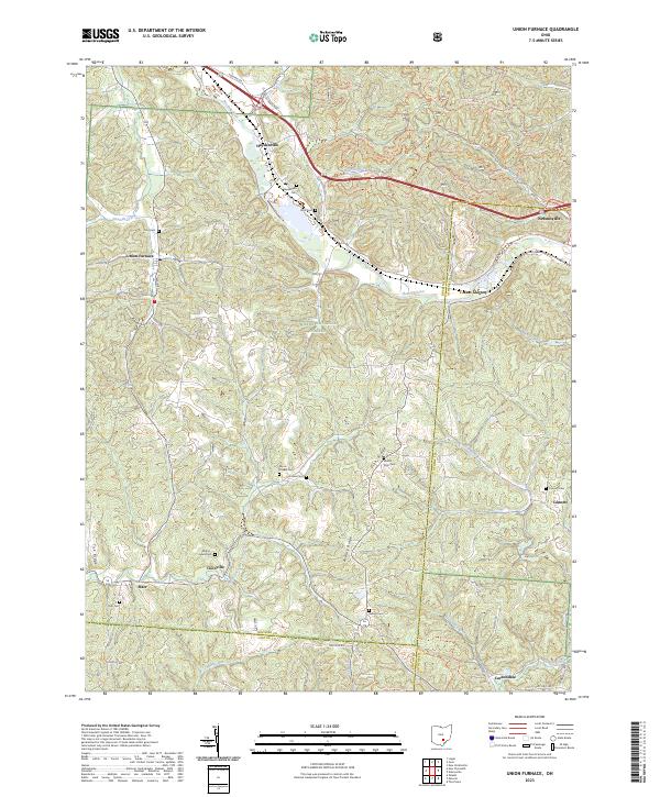USGS Topographic Map – Union Furnace