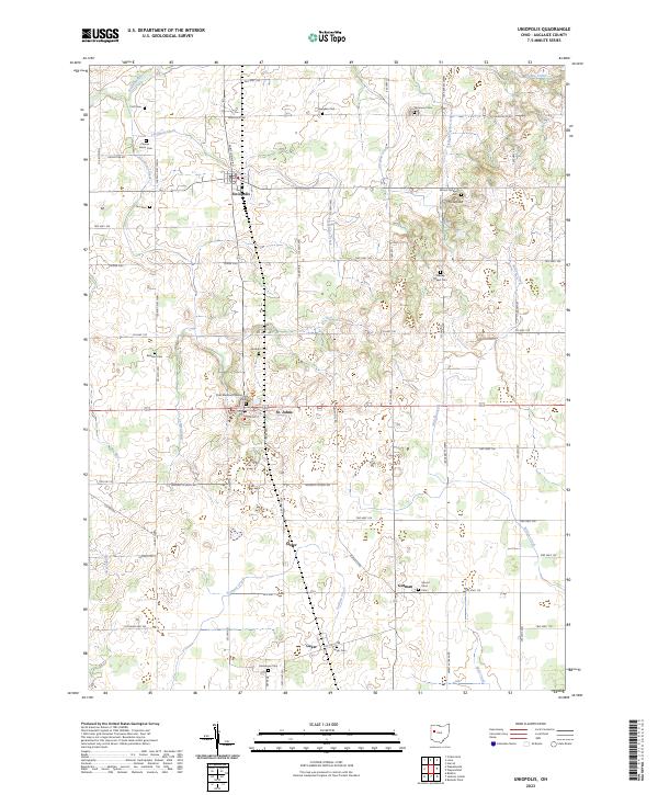 USGS Topographic Map – Uniopolis