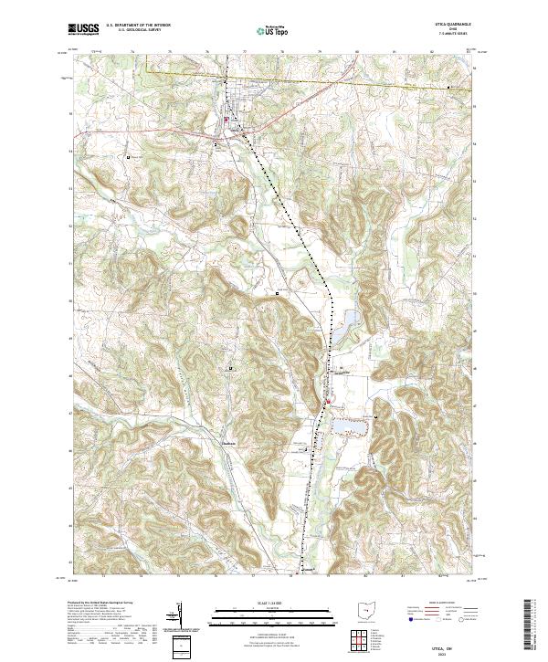 USGS Topographic Map – Utica