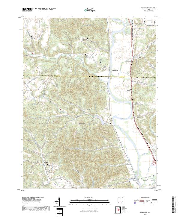 USGS Topographic Map – Wakefield