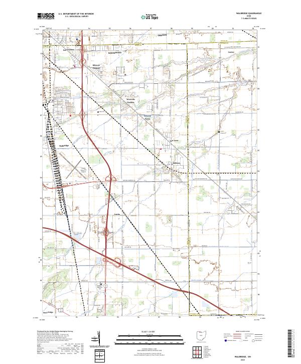 USGS Topographic Map – Walbridge