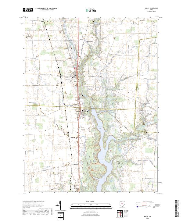 USGS Topographic Map – Waldo
