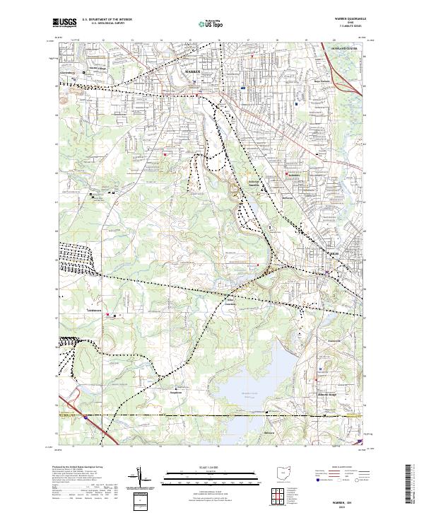 USGS Topographic Map – Warren